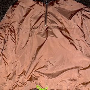 Brown bomber jacket size small